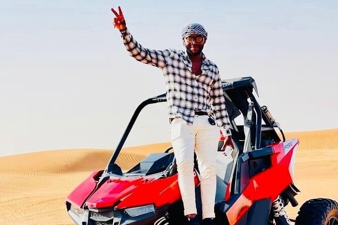 Premium Desert safari With Dune buggy camel ride BBQ dinner - Camel riding and the Al Awir camp