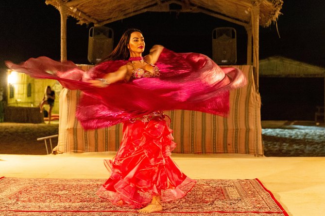 Premium Dubai Desert Safari with BBQ Dinner in the Red Dunes - Sandboarding on the red dunes