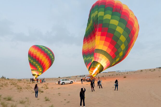 Premium Hot Air Balloon, Breakfast, Camel Ride, Quad Bike & More - Sunrise Over the Dubai Desert Reserve