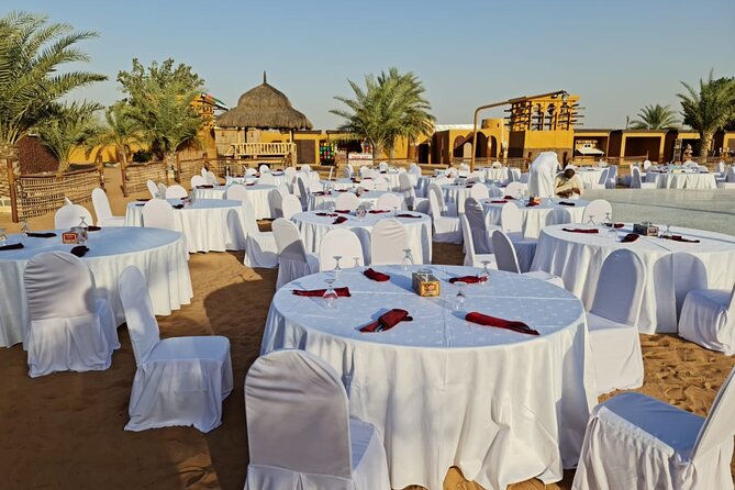 Premium Red Dunes Safari | Camel Ride | Dune Bashing | Sand Ski - BBQ dinner and four types of entertainment