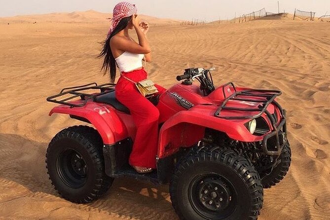 Private 4Hour Desert Adventure: Dune Bashing, Camel Ride & Photos - Timing, pickup, and family fit