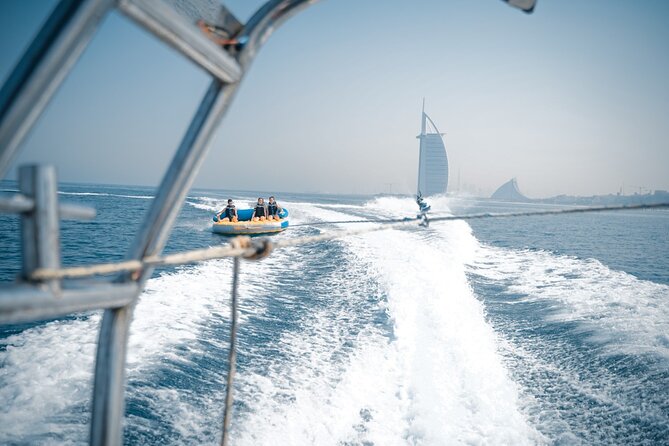 Private 60-min Group Tubing on Speedboat in Dubai - What the Burj Al Arab setting adds