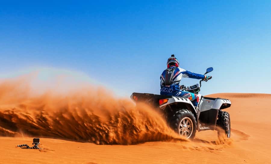 Private Desert Quad Bike or Buggy driving Experience - How the timing affects the value at $117