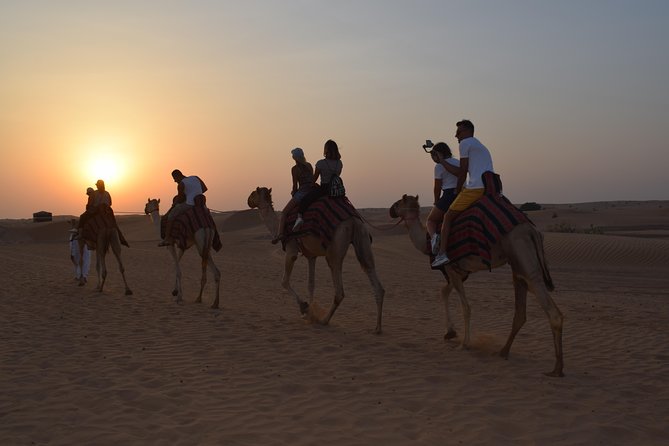 Private Desert Safari Red Dune with BBQ, Sand Boarding and Camel Ride - BBQ buffet, vegetarian choices, and live entertainment