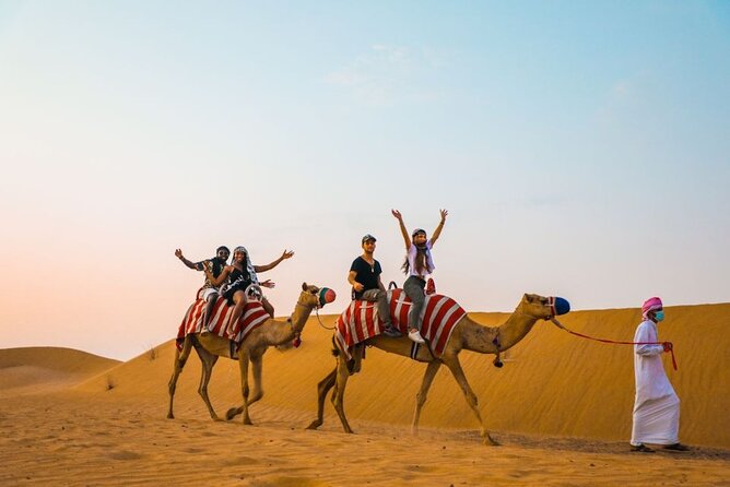 Private Desert Safari With BBQ Buffet Dinner And Live Shows - Sandboarding and the short camel ride