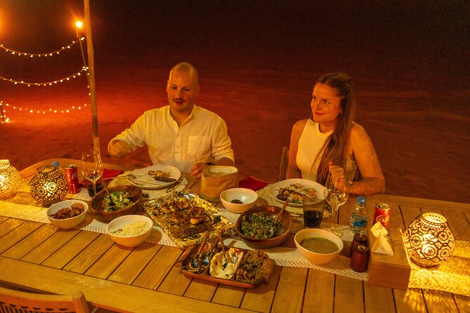 Private Dinner in the dunes in the Mleiha National Park - What $209 per person actually buys you