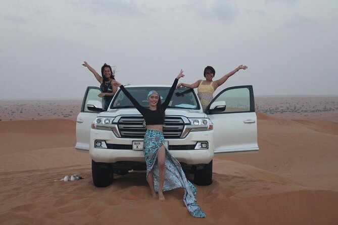 Private Evening Desert Safari Dubai with Camel Riding & BBQ - Sunset photos, sandboarding, and the short camel ride