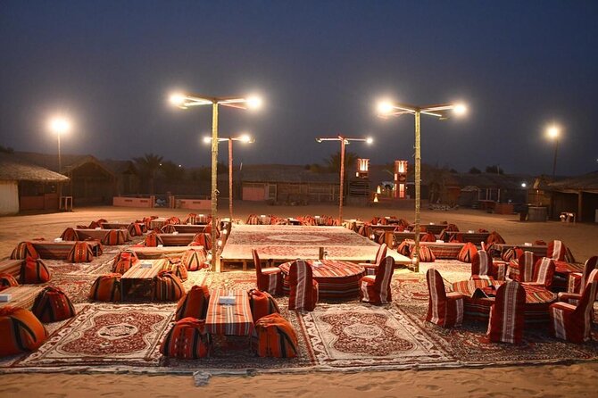 Private Evening Desert Safari with BBQ Dinner Dubai - BBQ dinner with vegetarian and non-vegetarian choices