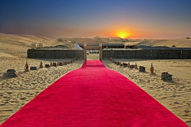 Private Evening Thriller Desert Safari & BBQ Dinner - BBQ buffet, vegetarian choices, and live shows