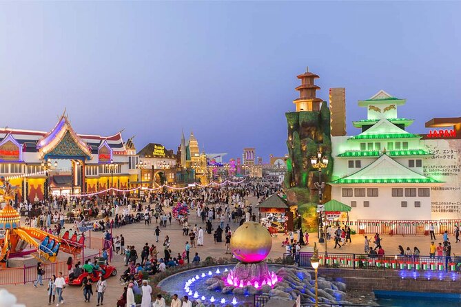 Private Half-Day Tour in Dubai Miracle Garden and Global Village - Timing the six-hour afternoon