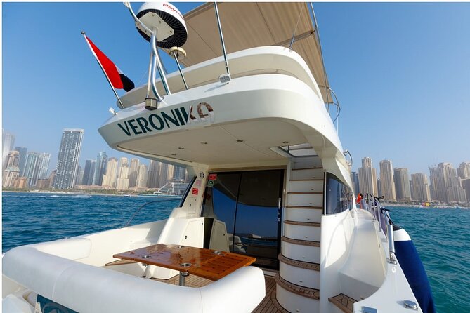 Private Yacht Cruising Rental from Dubai Marina - Burj Al Arab and the return to Dubai Harbour