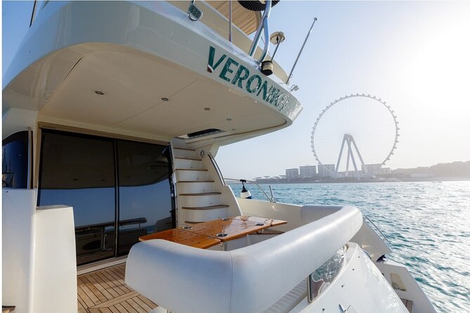 Private Yacht Cruising Rental from Dubai Marina - Daylight, sunset, or city lights