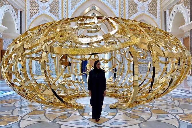 Qasr Al Watan Abu Dhabi Entry Ticket - The palace visit begins with a look at modern Abu Dhabi