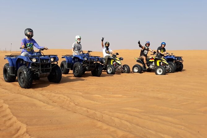 Quad Bike Dubai - Sunset over the desert