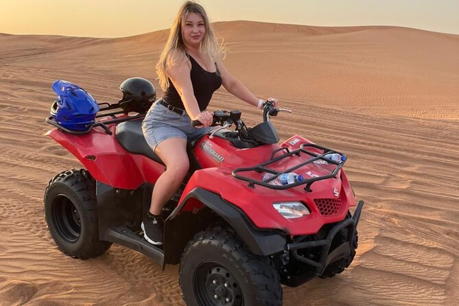 QUAD BIKE self Drive with Desert safari Full Program - A full red-dune safari rather than a quick photo stop