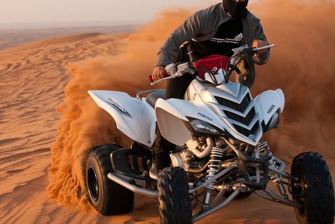 Quad Bike Thrill: 30/60-Minute Red Dune Adventure with Camel Ride - Safety comes before the throttle
