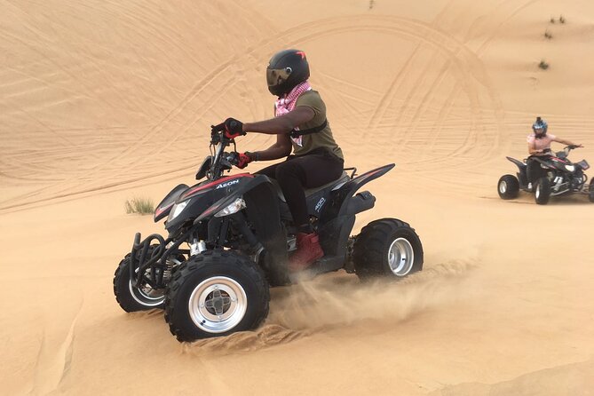 Quad biking tour with or without pick and drop(Abu dhbai ) - One hour or 90 minutes on the quad bike