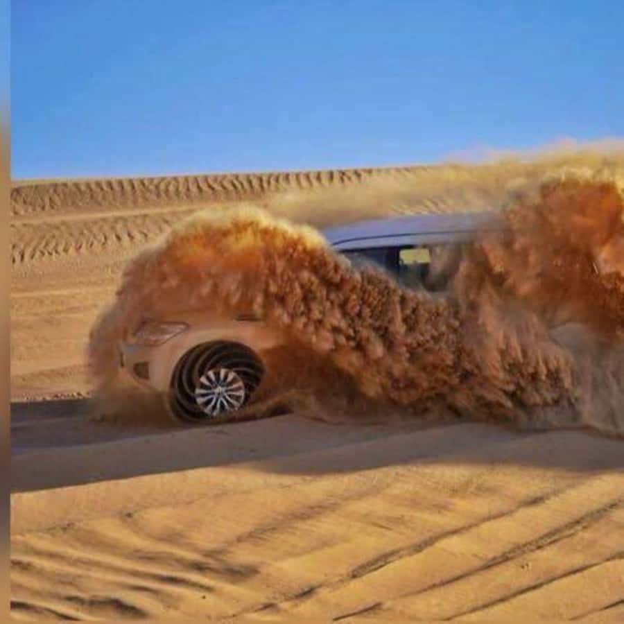 Ras Al Khaimah: Half-Day Desert Safari with Dinner - Watching the sun set over Ras Al Khaimah