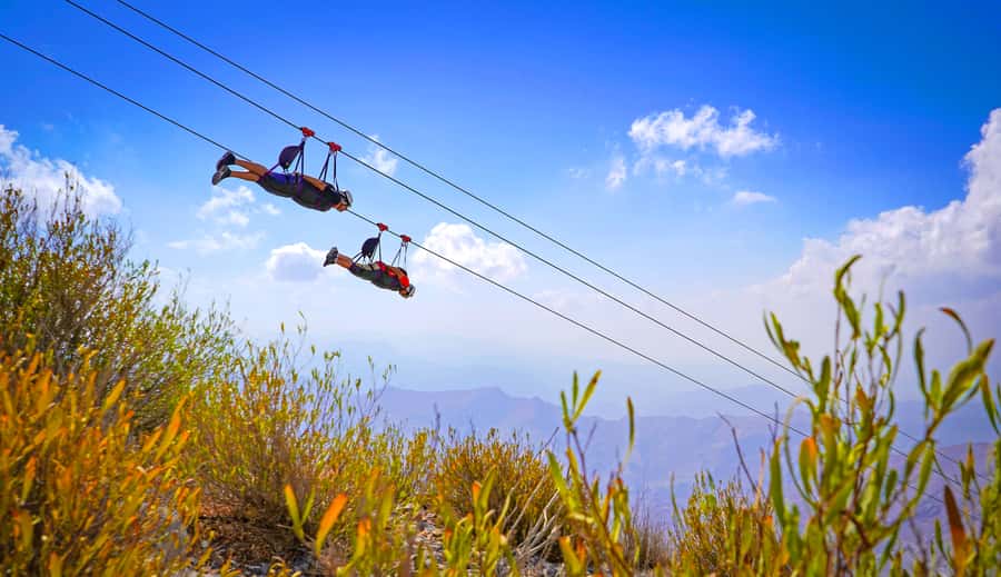 Ras al Khaimah: Jais Flight - World's Longest Zipline Ticket - Reaching Jais Adventure Park from Ras al Khaimah