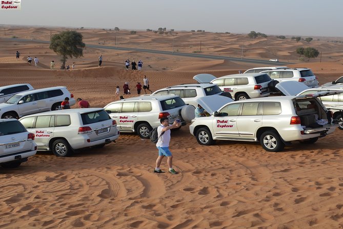 Red Dune evening Desert Safari With BBQ dinner and Camel ride - How the family experience may work