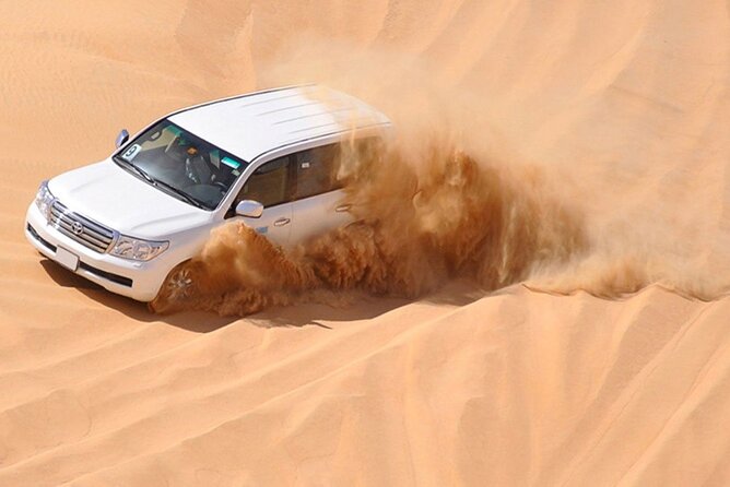 Red Dunes Desert Safari with 4x4 Pick up & Drop, Camel ride, BBQ and Live shows - Sandboarding and the camel ride