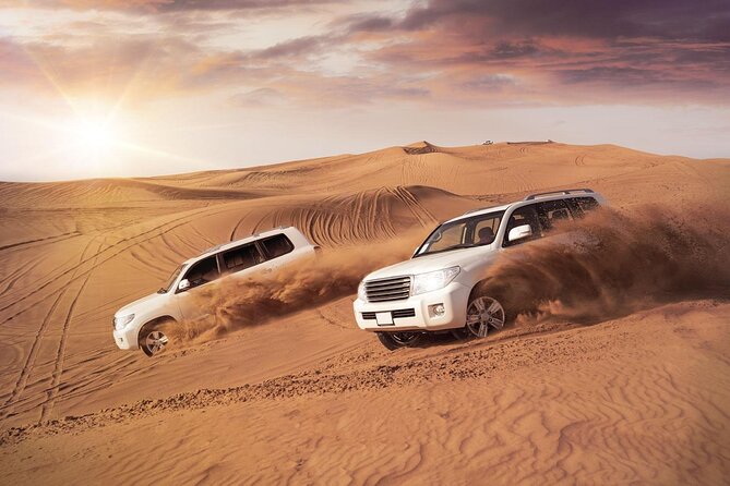 Shared Desert Safari Tour Dubai with Dinner Included - A short sunset stop on the dunes
