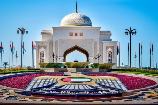 Shared Full Day Guided Tour Visit to Abu Dhabi - Corniche, Etihad Towers, and the palace area