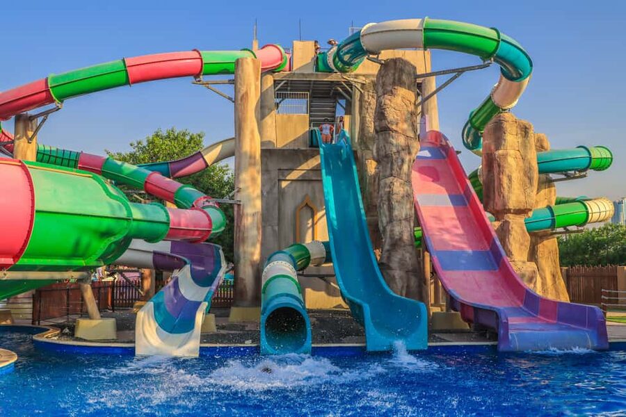 Sharjah: Pearls Kingdom Water Park Entry Ticket - Food, Towels, Lockers, and Other Added Costs