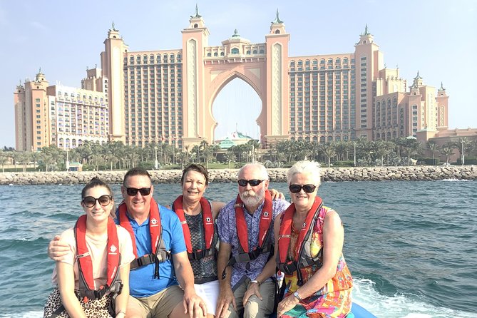 Speedboat Dubai: 60 Mins Guided Burj Al Arab & Atlantis Tour - Guides, photos, and the human side of the ride