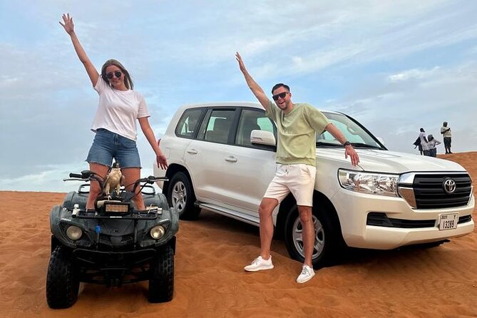 Sunset Desert Safari Quad bike Camel ride Sand Board & BBQ Dinner - What the $70 price really includes