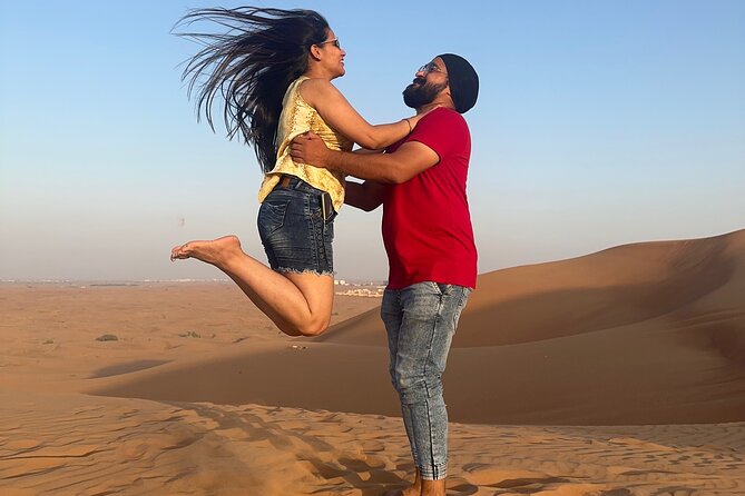 Sunset Desert safari with Camel Ride Sand Board & BBQ Dinner - BBQ dinner with vegetarian and nonvegetarian choices