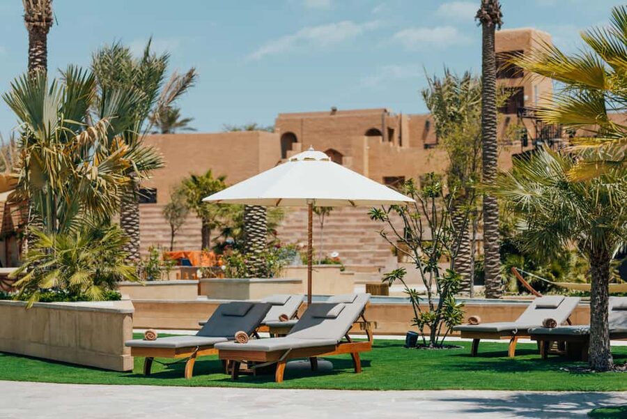 Terra Solis: Unwind and Re-Energize by the Pool - Arriving at the car park tent