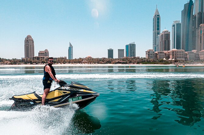The Best Jet Ski in Dubai - 2 Hours Burj Al Arab - Dubai Marina - Atlantis Tour - Skimming along Dubai Marina