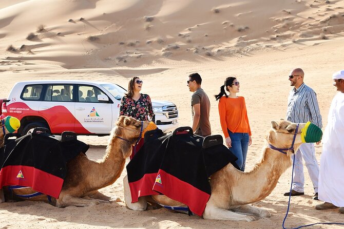 Thrilling Desert Safari Dubai Adventure with Sand Boarding and Barbecue Dinner - Sandboarding on the open dunes
