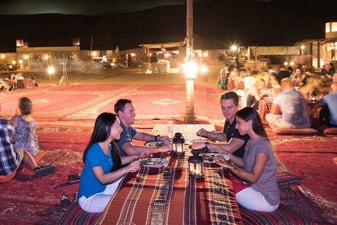 Thrilling Desert Safari Dubai Adventure with Sand Boarding and Barbecue Dinner - The Bedouin-style camp and barbecue buffet
