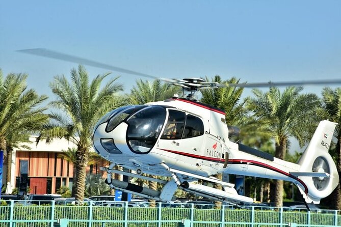 Ultimate Dubai Helicopter Tour with Optional Transfers - Looking toward the Burj Khalifa