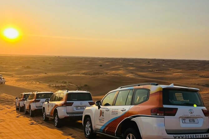 Ultimate Evening Desert Safari with Quad Biking & VIP Service - Camel riding and the first desert photos