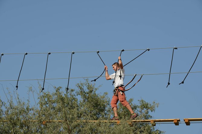 Up to 4 Hour Admission on our Ziplines and Ropes Courses. - The courses: ziplines are only part of the workout