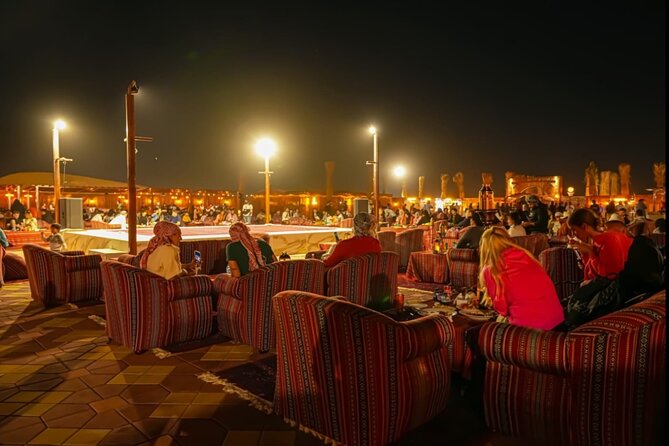 VIP Camp at Red Sand Safari with BBQ Dinner and ATV Ride - Camels, falcons, and the camp’s cultural touches