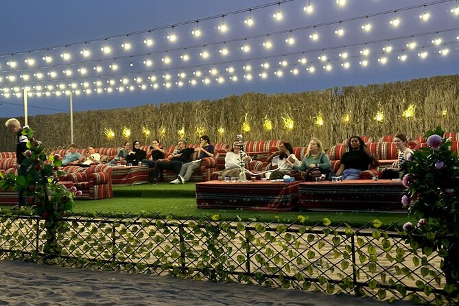 VIP Desert Safari Abu Dhabi with Private Seating Area - Dinner beneath the stars