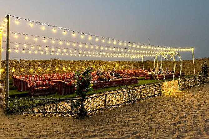 VIP Desert Safari Abu Dhabi with Private Seating Area - Dune bashing in a 4x4