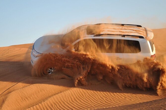 VIP Dubai Desert Safari with Quadbike,Sandboarding & BBQ dinner - Lahbab Red Dunes Put the Thrill First