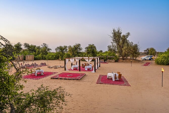 VIP Dubai Sunset Desert Safari: Camel Ride, BBQ, Unlimited Spirit - Key points before you book