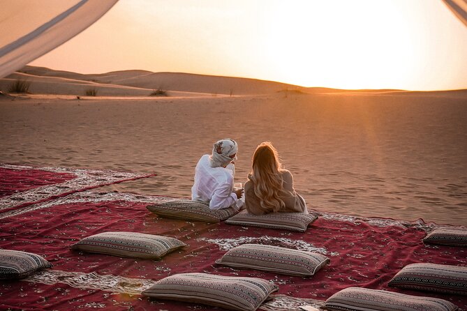 VIP Dubai Sunset Desert Safari: Camel Ride, BBQ, Unlimited Spirit - Tanoura dance, belly dance, and the evening show