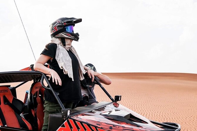 Vip Evening Desert Safari with quad bike,Camel Riding & Dinner - Sunset views and the camel photo stop