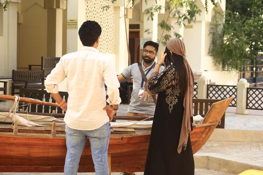 Walking Tour in Dubai. Souks, museums, Local Food Testing - Al Fahidi and the Old Mosque