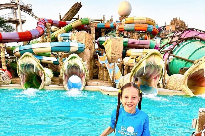 Yas Waterworld at Yas Island Abu Dhabi - Bandit Bomber crosses the park by water